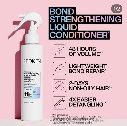 Acidic Bonding Concentrate Lightweight Liquid Conditioner | Redken