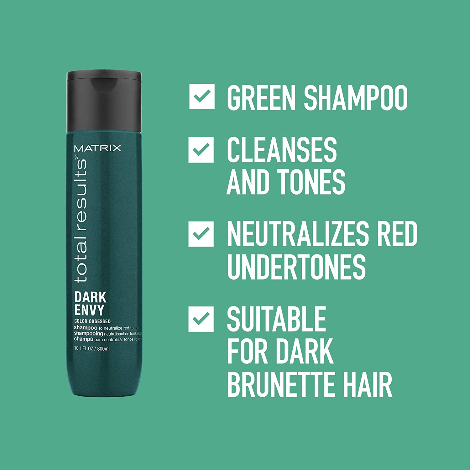 Green toning store shampoo